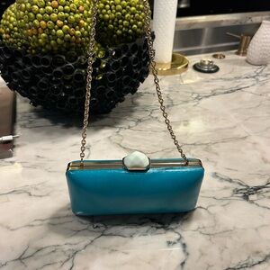 Elegant Blue Clutch Bag
